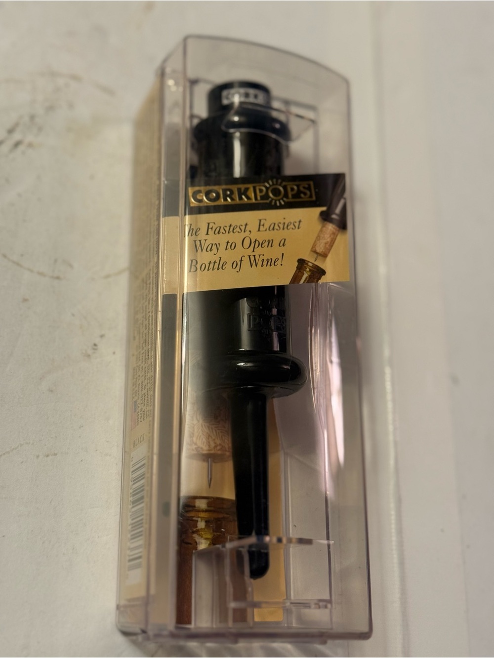 Vintage Original Cork Pops Wine
Bottle Opener NOS New Made in USA